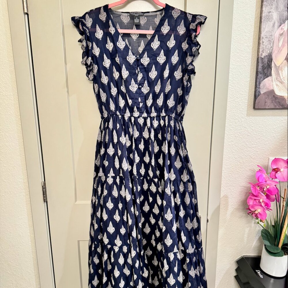 Chelsea & Theodore 100% Cotton Flowy Midi Dress